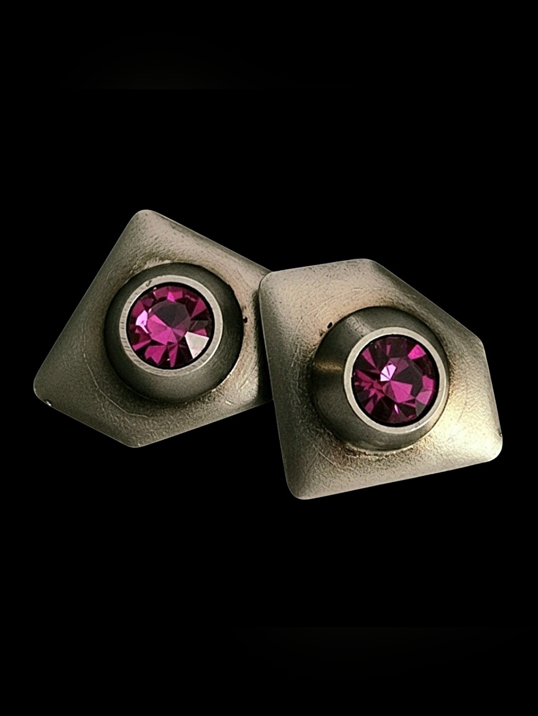 Vintage Modernist Clip Earrings